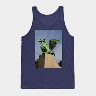 Dragon Bridge in Ljubljana, Slovenia Tank Top